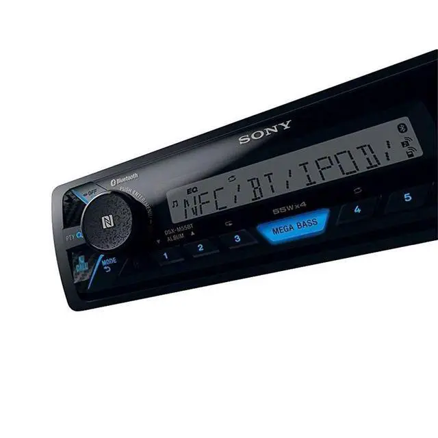 Alt view image 4 of 5 - DSXM55BT Bluetooth Marine Digital Media Stereo Receiver SiriusXM Ready, Single DIN