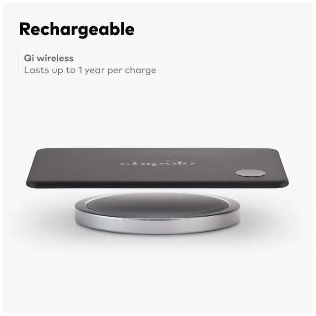 Alt view image 3 of 7 - Card Rechargeable Wallet Tracker Card, Bluetooth Tracker | Item locator, passport finder compatible with Apple Find My or Find Hub with Call Your Phone & Out of Range Alerts