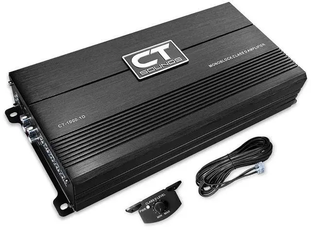 Main image of CT-1000.1D Compact Class D Car Audio Monoblock Amplifier, 1000 Watts RMS