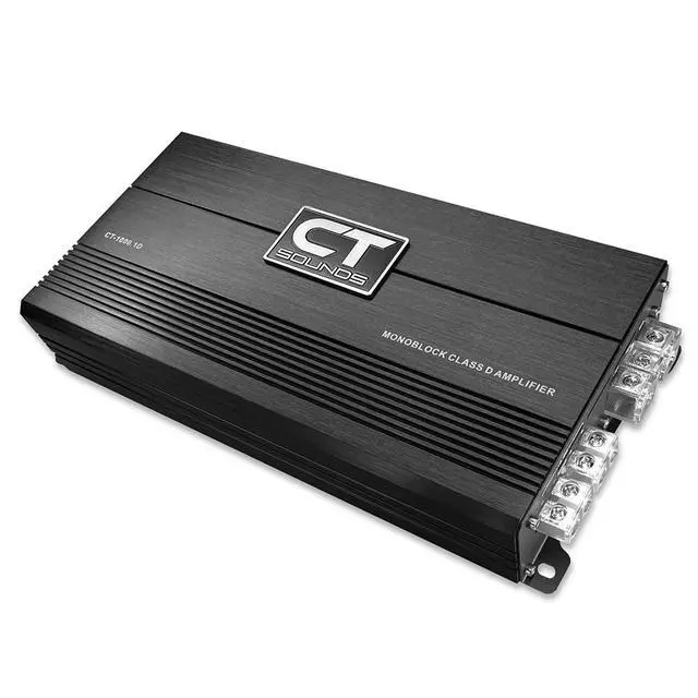 Alt view image 3 of 6 - CT-1000.1D Compact Class D Car Audio Monoblock Amplifier, 1000 Watts RMS