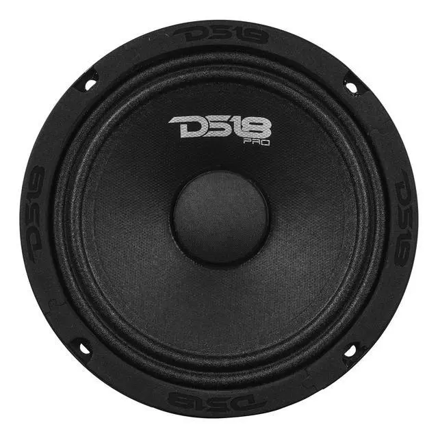 Alt view image 5 of 7 - PRO-GM6.4PK Mid and High Complete Package - Includes 2X Midrange Loudspeaker 6" and 2X Aluminum Super Bullet Tweeter 1" Built in Crossover - Door Speakers for Car or Truck Stereo Sound System