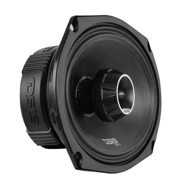 Alt view image 5 of 7 - PRO-ZT Pro Audio Coaxial Midrange Speakers with Built-in Bullet Tweeter, 4-Ohms, Water Resistant - Black Metal Mesh Grill Included (1 Speaker) (6x9 inches)