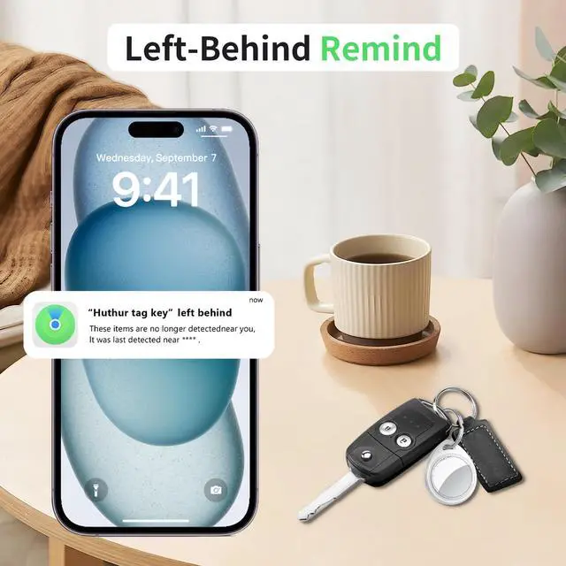 Alt view image 7 of 7 - Tracker Tags-16 Pack, 5.3 Bluetooth Tracker Work with Apple Find My (iOS Only), 100dB Sound Finder, Smart Tags with Keychain/Lanyard, Item Finder for Luggage/Key/Suitcase, Replaceable Battery