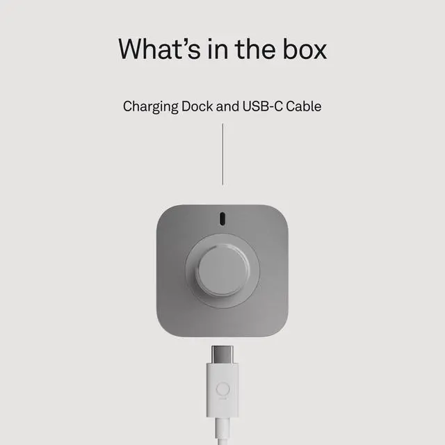 Alt view image 4 of 4 - Ring 5 - Standard Charger - Size 8 - Charging Dock and USB-C Cable - Charges Ring 5 for 6-9 Days