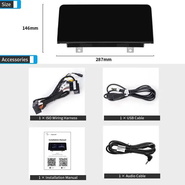 Alt view image 7 of 7 - Linux Screen for BMW 2012-2017 F30 F31 F32 F33 F34 F35 F20 F21 F22 ID4 NBT CIC, Support iOS 26 Wired and Wireless CarPlay Retrofit Android Auto 328i 320i Accessories Radio