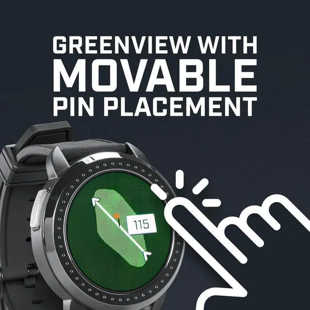 Alt view image 4 of 7 - Golf iON Elite GPS Watch Color Touchscreen, SlopeAdjusted Yardages, 38,000+ Courses, Shot Tracker, USBC, Magnetic Charger