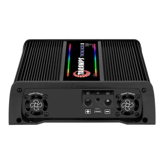 Alt view image 3 of 7 - Taramps The Big Boss 3 Black 3000W RMS Monoblock Class D Car Amplifier | Automatically adapts from 0.5 to 2 Ohms with Smart Technology for maximum flexibility and powerful bass performance