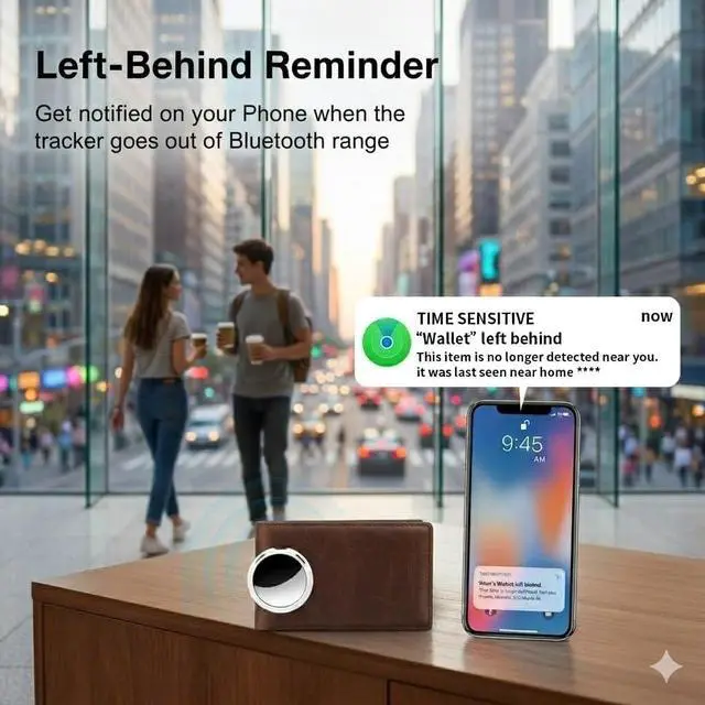Alt view image 4 of 7 - 4 Pack Smart Tracker Tags MFi Certified Item Finder Apple Find My iOS Only | Bluetooth Air Worldwide Tracking Tracker Tags Waterproof Key Finder Locator with Sound for Luggage Wallet Pets Dogs Cats