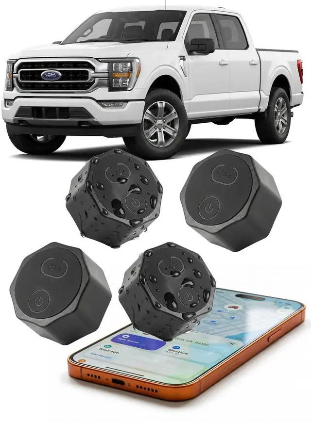 Main image of Air Tracker Tag Hidden Ultra Magnetic Finder for Vehicles, | No Monthly Fee | 5-Year Battery | Works with Apple Find My (iOS Only), for Car, Truck, Motorcycle, Equipment 4Pack Black