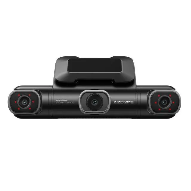 Alt view image 2 of 7 - M660 360° 4 Channel Dash Cam for Cars with 128GB eMMC, 2K+1080P*3 | Motion Detection Parking Monitor, Voice Control, 5.8GHz WiFi & GPS, IR Night Vision, WDR, OTA Updates, 4 Adjustable Lenses
