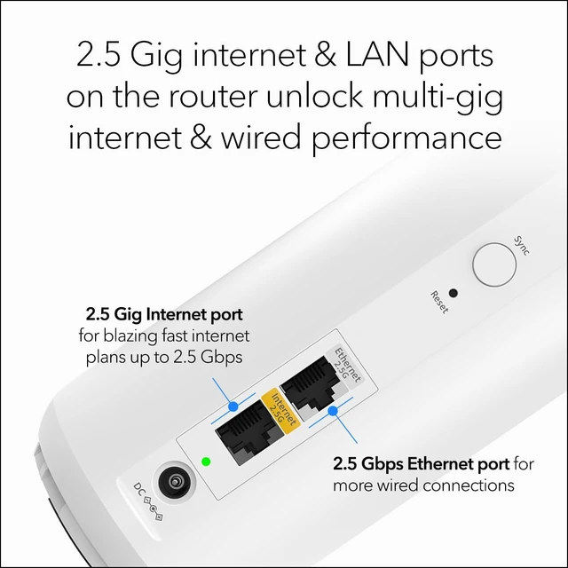Alt view image 7 of 7 - Orbi 370 Series WiFi 7 Mesh System, Add-on Satellite Works with RBE372 / RBE373, Adds up to 2,000 sq ft., Up to 5 Gbps, 70 Devices, Easy Set Up, Dual-Band, RBE370