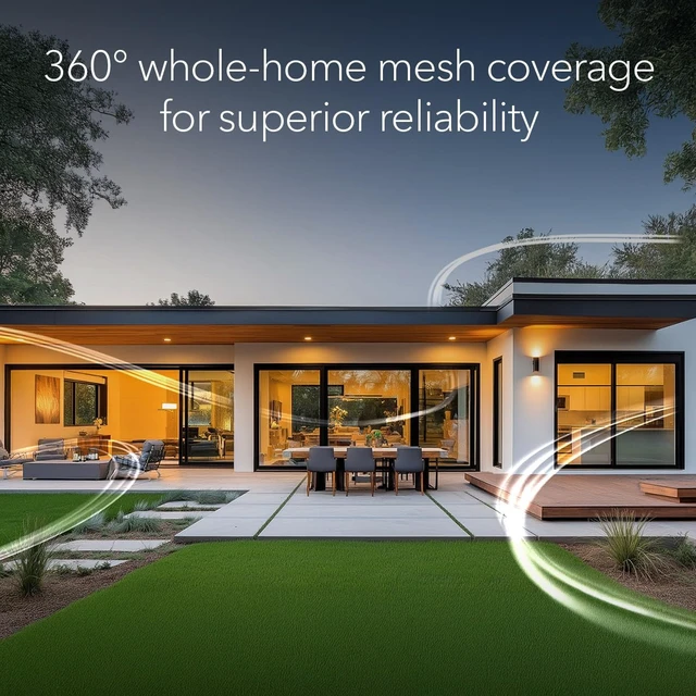 Alt view image 3 of 7 - Orbi 370 Series WiFi 7 Mesh System, Add-on Satellite Works with RBE372 / RBE373, Adds up to 2,000 sq ft., Up to 5 Gbps, 70 Devices, Easy Set Up, Dual-Band, RBE370