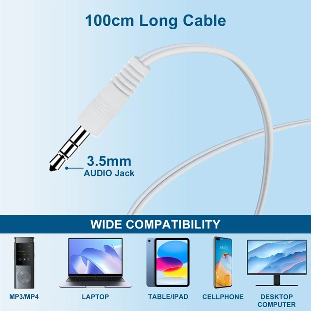 Alt view image 2 of 7 - 60 Pack Earbuds Bulk Kids Classroom Headphones for School Travel or Home Use(6 Color)