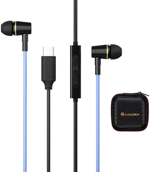 Main image of Air Tube Headphones USB C Headphones Wired for iPhone 16 15, Type C Earbuds Earphones with Microphone Noise Cancelling for iPad,Google Pixel 8 7 6A 5 Samsung-Not for 3.55mm and Lightning Connector