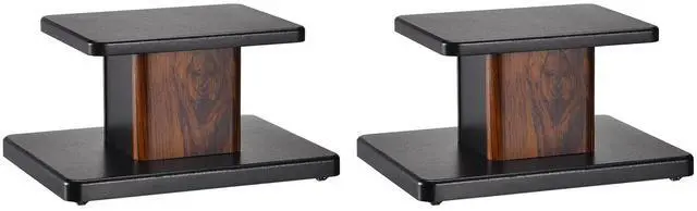 Main image of Wood Speaker Stands, 2 Pack 5.9 Inch (15cm) Universal Speaker Stand Hollowed Stands Enhanced Audio Listening for Home Theaters Cinema