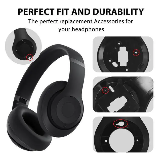 Alt view image 3 of 7 - Inside Panel Inner Panel for Beats Studio ProModel A2924 Headphone,Black | Durable Inner Shell Outside Shell Repair Parts,As Same As The OEM Accessories Repair Kit,Repair Headphones