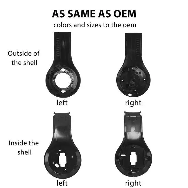 Alt view image 4 of 7 - Inside Panel Inner Panel for Beats Studio ProModel A2924 Headphone,Black | Durable Inner Shell Outside Shell Repair Parts,As Same As The OEM Accessories Repair Kit,Repair Headphones