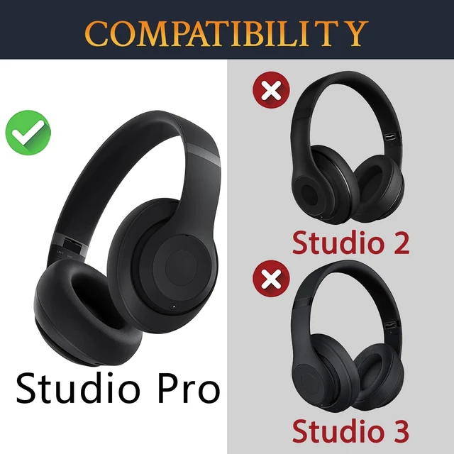 Alt view image 2 of 7 - Full Cooling Earpads for Beats Studio Pro - Black