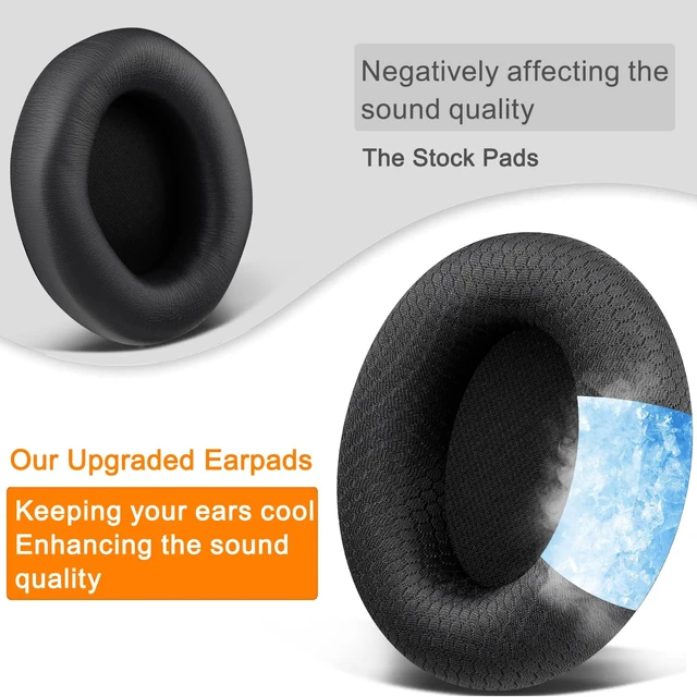 Alt view image 6 of 7 - Full Cooling Earpads for Beats Studio Pro - Black