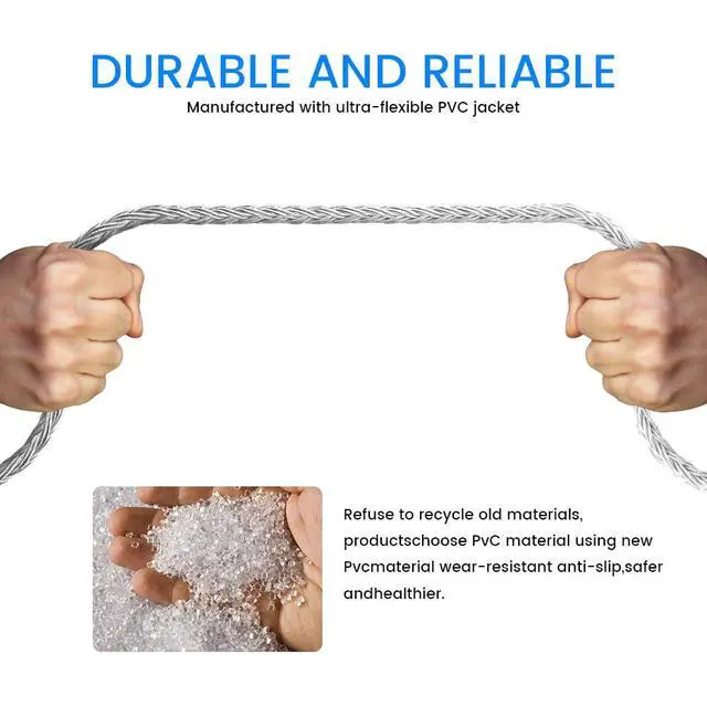Alt view image 5 of 7 - Replacement Cable for SENNHEISER Headphones HD650 HD600 HD580 HD535 HD545 HD565 HD265 with 1/4" 6.3mm (1.2m, 1/4" 6.3mm)