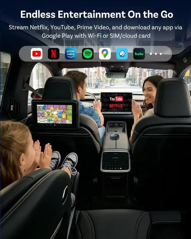 Alt view image 5 of 7 - Wireless CarPlay Adapter for Factory Wired CarPlay Cars, Converts Wired to Wireless, Plug and Play, Auto Reconnect, Voice Control