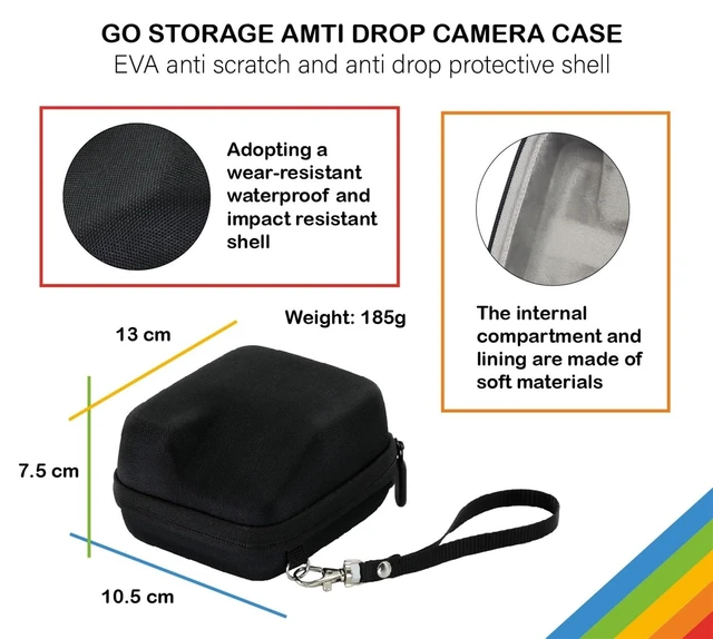 Alt view image 5 of 7 - Go Generation 2 Instant Film mini Camera (White) Bundled with GO Color Film Double Pack, Hard Carrying Case