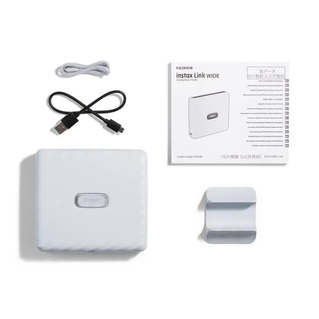 Alt view image 7 of 7 - Instax Link Wide Printer - Ash White