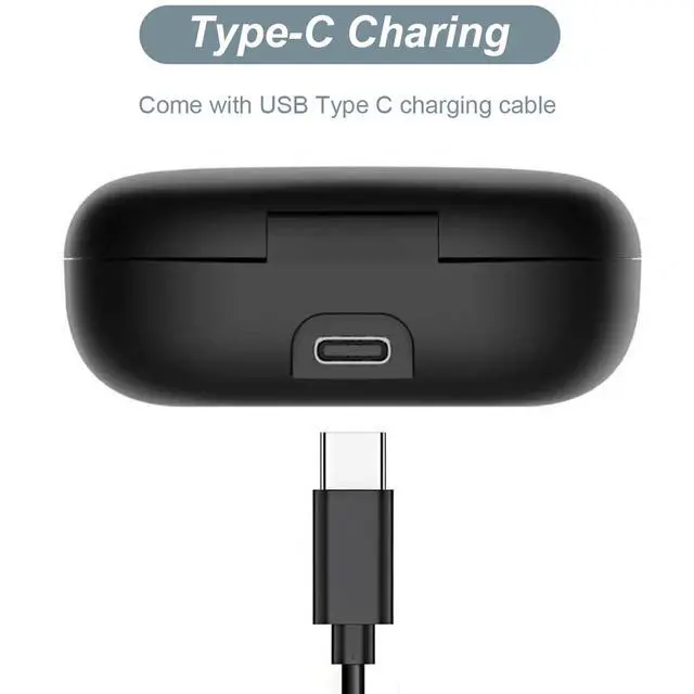 Alt view image 4 of 7 - Charging Case Compatible with SHOKZ OpenFit 2/2+ (Not for OpenFit) - Portable Charger Case Cover for SHOKZ T920 T921 Open Ear Headphones