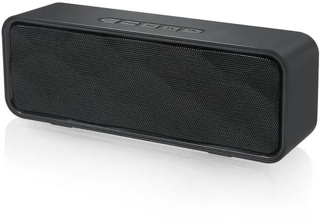 Main image of Wireless Bluetooth Speaker with AUX/USB/TF Card Slot,Outdoor Portable Stereo Speaker with HD Audio,Enhanced Bass, Dual-Driver,Handsfree Calling, FM Radio Speaker for Travel,Party (Black)