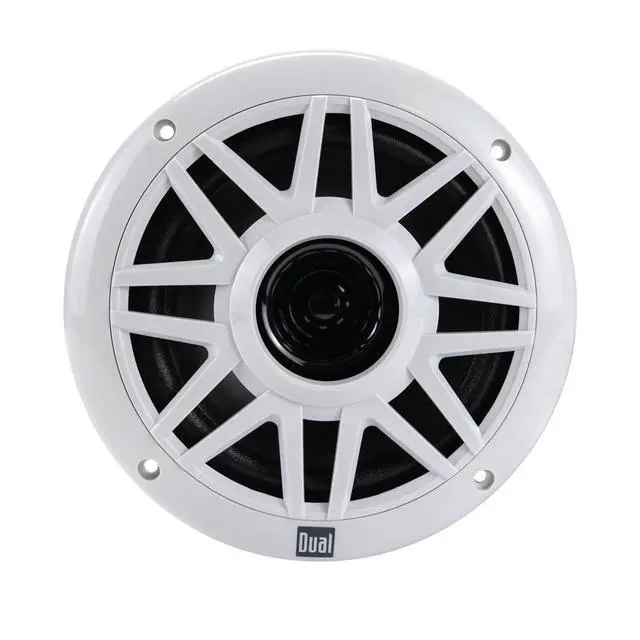 Alt view image 5 of 7 - DMP623 6.5" Marine Speakers Pair 100W Peak Weatherproof | Weather & UV resistant, 100W peak 20W RMS per speaker, high performance marine sound, white finish, for boat audio