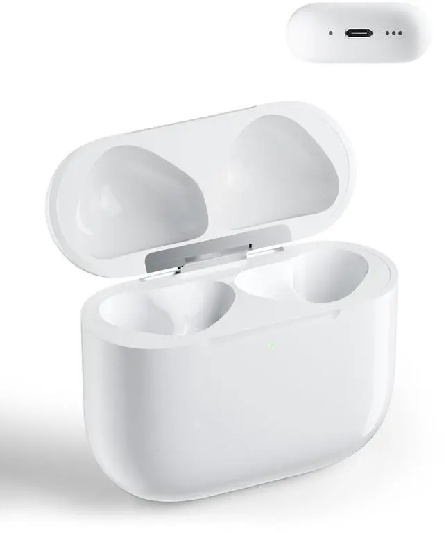 Main image of Charging Case Replacement Compatible with AirPods 4th Gen, USB-C Wireless Charger Case with Bluetooth Pairing Sync Button, 450 mAh Battery