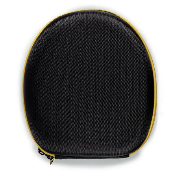 Alt view image 2 of 5 - Case Compatible with DEWALT Neckband Headphones and 2-in-1 Neckband Headphones w/Built-in Speakers (Black with Yellow Zip)