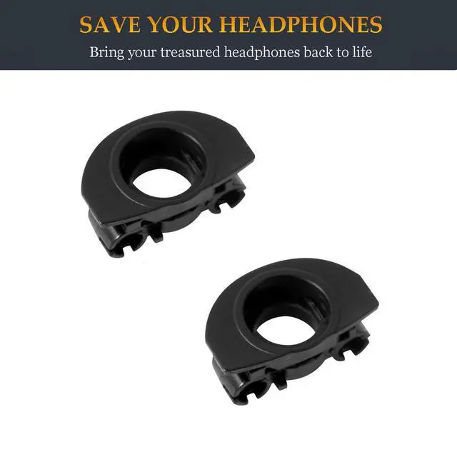 Alt view image 3 of 6 - WH-1000XM4 Hinge Swivels as Same as the OEM XM4 Hinge Spins Replacement Parts Accessories Compatible with Sony WH-1000XM4 Noise Cancelling Headphones (Black)