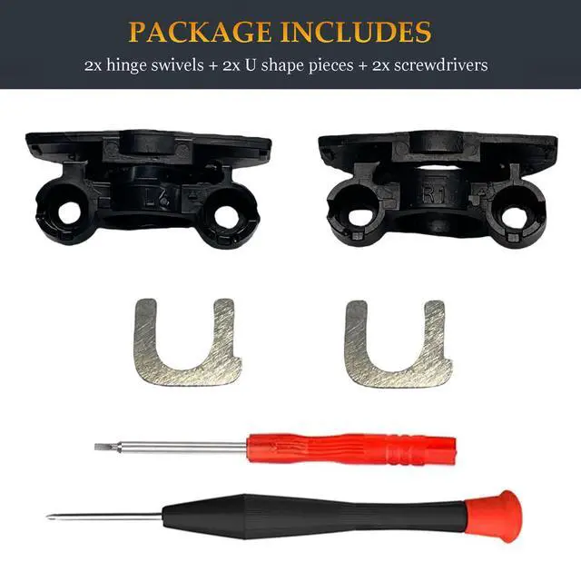 Alt view image 5 of 6 - WH-1000XM4 Hinge Swivels as Same as the OEM XM4 Hinge Spins Replacement Parts Accessories Compatible with Sony WH-1000XM4 Noise Cancelling Headphones (Black)