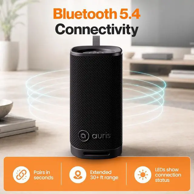 Alt view image 3 of 7 - Orbit S20 Portable Bluetooth Speaker with Auracast Broadcast Audio | Wireless portable speaker with rich sound featuring Auracast broadcast audio for seamless multi-device streaming and sharing