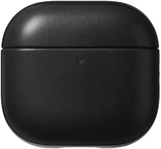 Main image of Airpods 4 Case in Black Leather, AirPods 4 Cover, Compatible with Air Pods 4, Qi and MagSafe Charging Compatible