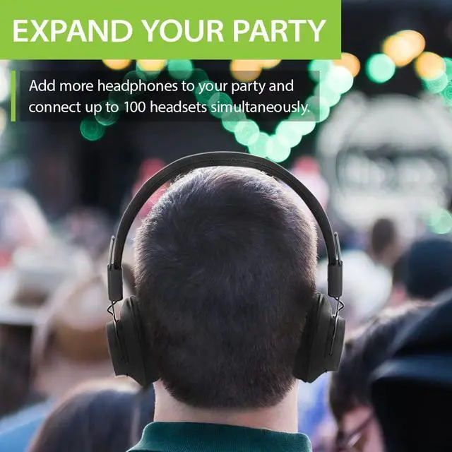 Alt view image 2 of 6 - Quartet-Extra - Add-On Headphones for Quartet System | Add-on 2.4 GHz RF headphones for the Quartet group listening system, scalable for up to 100 listeners