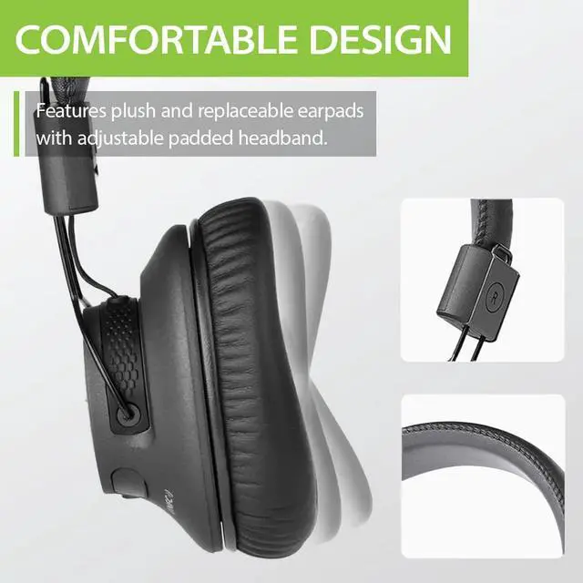 Alt view image 4 of 6 - Quartet-Extra - Add-On Headphones for Quartet System | Add-on 2.4 GHz RF headphones for the Quartet group listening system, scalable for up to 100 listeners
