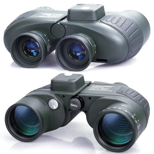 Alt view image 4 of 7 - 10X50 Marine Binoculars for Adults: Binoculars for Sailing Boating | Professional Waterproof Binoculars with Rangefinder Compass for Adults Boating Fishing Navigation Hunting Bird Watching