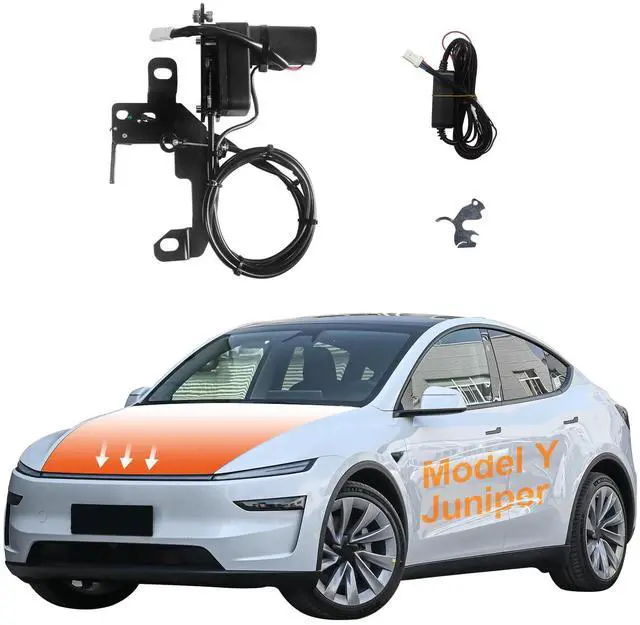 Main image of Hands-Free Automatic Frunk Closer for Tesla Model Y Juniper 2025 2026 - Power Front Trunk Lock with Soft Close - Easy Installation Accessory