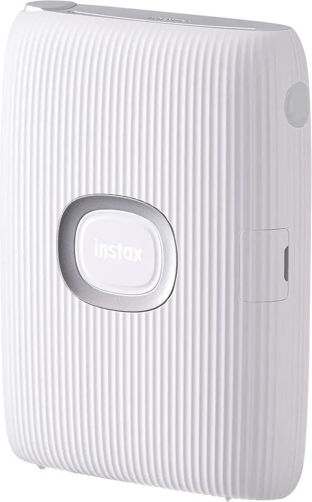 Alt view image 2 of 7 - Instax Mini Link Smartphone Printer (Ash White) + Fuji Instax Mini Film (40 Sheets) - Instax Mini Link Printer Bundle