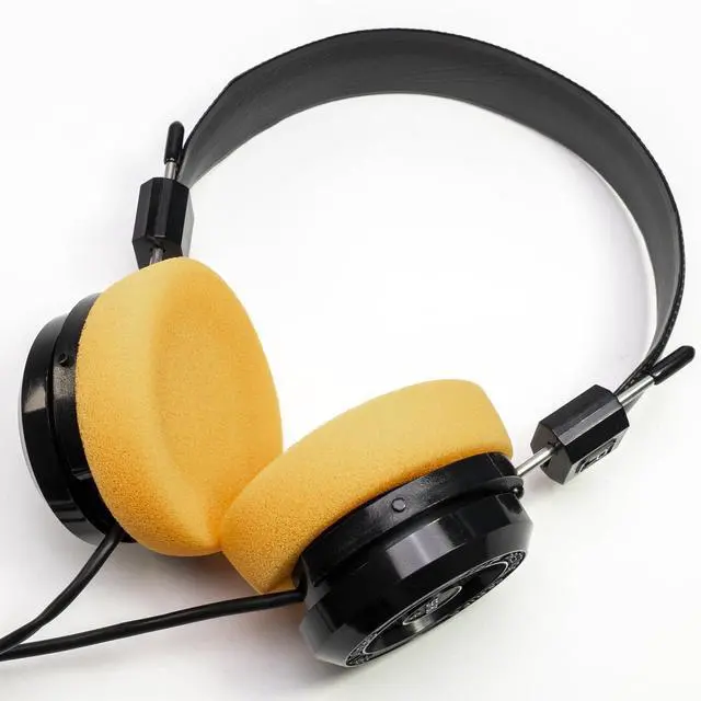 Alt view image 7 of 7 - Ear Pad Foam Cushions Compatible with Sennheiser HD414 Grado SR60 SR60i SR80 SR80i SR80e SR125 SR225 SR325 SR SRI RS Series PS1000 GS1000 Headphones (Orange)