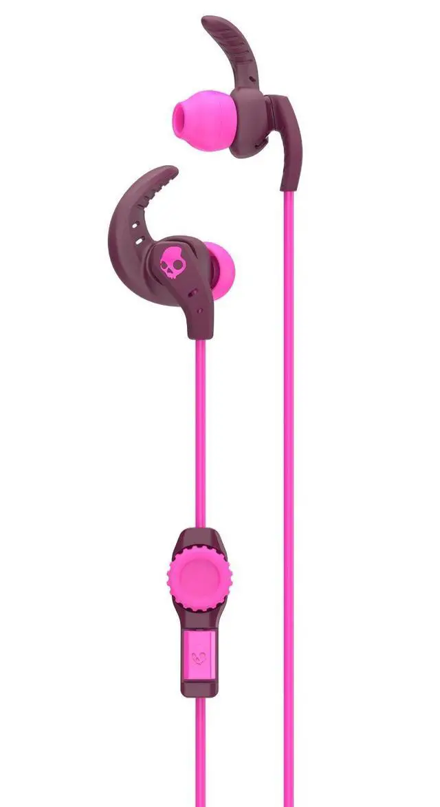 Alt view image 3 of 3 - S2WIHX-449 XTplyo in-Ear Sport Earbuds, Plum/Pink
