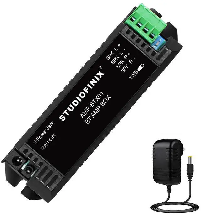 Main image of STUODIOFINIX 2-Channel Mini 5.1 Bluetooth Amplifier for Passive Speakers with TWS,AUX,Replacement Part,Suitable for Wall/Ceiling/Bookshelf Speakers