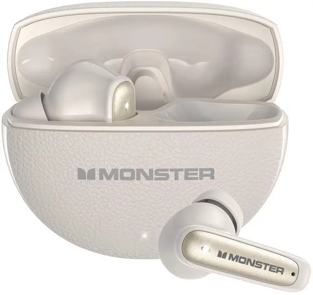 Main image of N-Lite 310 True Wireless Earbuds, Bluetooth 6.0 Headphones Deep Bass, Earbuds with ENC Noise Cancelling Mic for Clear Calls, 32H Playback, Bluetooth Earbuds for Laptop/Phones/Sports, White