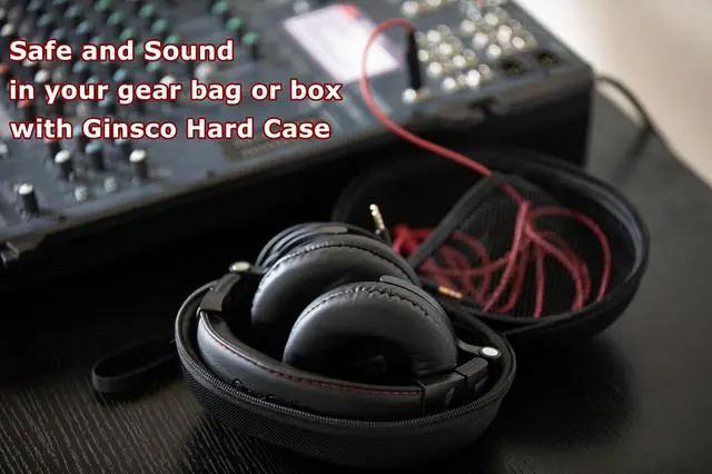 Alt view image 5 of 7 - Hard Case for Soundcore by Anker, Space One, Active Noise Cancelling Headphones, Arch Case for OneOdio Pro 10/A70/A71, ATH M20X/M30X/M40X, Sony MDR7506 etc Studio Monitor Headphone