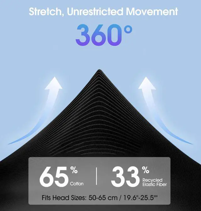 Alt view image 5 of 7 - Sleep Headphones Headband Bluetooth 5.4, Sports Headband Earphones Sleeping Bluetooth Wireless with USB C for Women Men Sports Gifts Workout Jogging Yoga Insomnia Air Travel Meditation