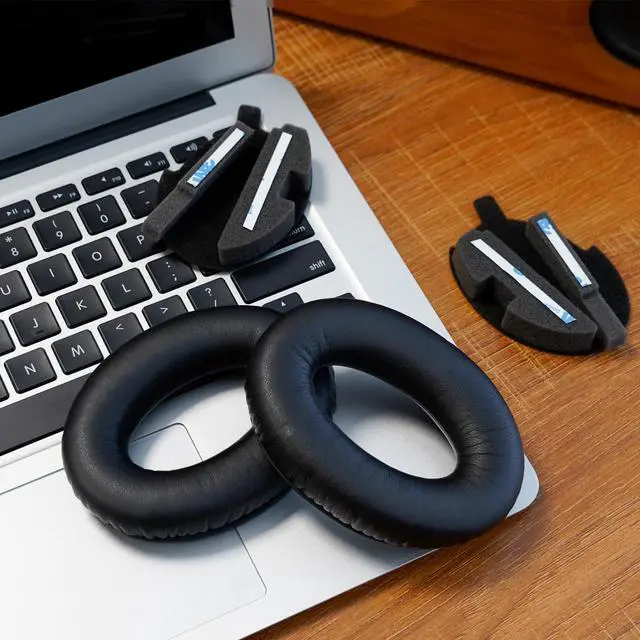 Alt view image 6 of 7 - A20 Ear Pads Replacement, Ear Cushions Cover for Bose A20 Aviation Headset | with High Density Memory Foam (Black)