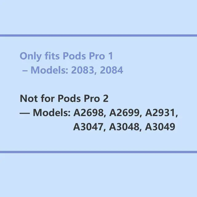 Alt view image 4 of 6 - OEM Left Single Earbud for Pod Pro 1st Generation, Model A2083 A2084, Genuine Left Earbud Only, Compatible with Original Pods Pro 1 A2190 Charging Case
