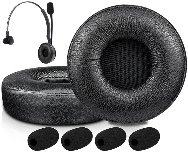 Main image of Earpads for Jabra Engage 55/65/75 - Mono Black | (Do Not Fit Engage 50, Engage 55/65/75 Stereo Version), for Engage 55/65/75 (Mono Version) Headphones